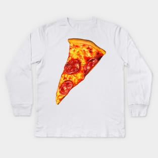 Pepperoni Pizza Kids Long Sleeve T-Shirt